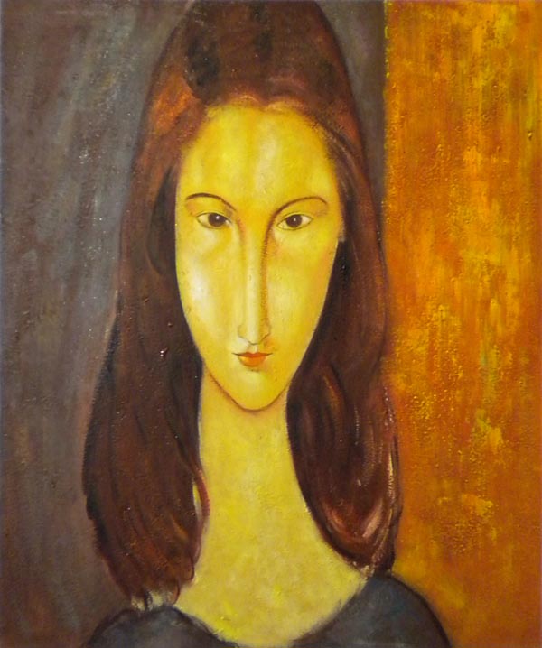 store falso d'autore JEANNE HEBUTERNE di Amedeo Modigliani